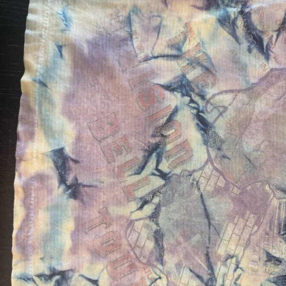 Rare 1994 Pink Floyd Division Bell Tie-Dye‎ Tour Tee Single Stitch Short Hills - Picture 11 of 11